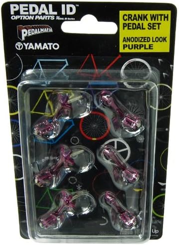 Pedal Id 1:9 Scale Bicycle: Crank With Pedal Set: Purple