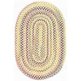 10' Round Braided Durable Banana Area Rug