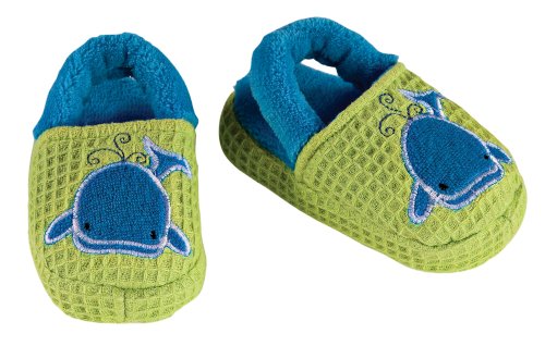 Childrens Toyshop  Toys : Aquatopia Cosy Cuddles Embroidered Slippers - Ages 12-24mths Whale