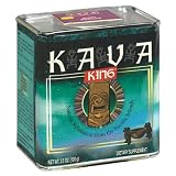Kava King Dietary Supplement, Plain Flavor, 3.5-Ounce Tins (Pack of 2)