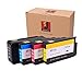 910XL Black and 910 (Cyan, Magenta, Yellow) 4 cartridges Works with Officejet Pro 8100/8600/251/276.