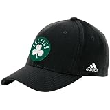 adidas Boston Celtics Black The Pivot Logo Flex Fit Hat