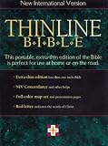 New International Version Thinline Bible: Black Bonded Leather