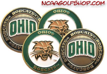 Ohio Bobcats Golf Ball Markers
