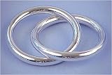 sterling silver double interlocking teething rings