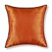 Euphoria CaliTime Cushion Covers Pillows Shell Light Weight Dyed Stripes Orange Color 18