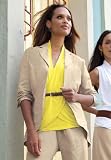 Jessica London Plus Size Linen-Blend Jacket