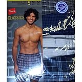 Hanes Classic Assorted Woven Boxers 4-Pack Underwear
