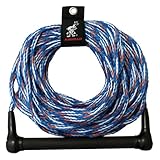 Kwik Tek 1-Section Water Ski Rope with 4 inch Finger Guards