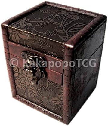 S01 Wood Single Deck Box Case for Deck Protector Storage Trading Cards TCG Ultra Pro Sleeve MTG Magic the Gathering Pokemon YGO Yugioh Wow Vanguard Ultra Pro Lord of the Rings Star Craft EDH Commander