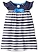 Nautica Girls' Striped Trapeze Dress