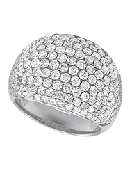 14K White Gold 3.16cttw Round Diamond Ring Band