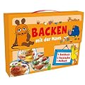 Backen mit der Maus - Kinderkoffer: Backbuch, 3 Ausstechf�rmchen und Malbuch im praktischen Kinderkoffer