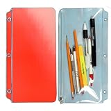 Pencil Pouch 3D Lenticular PP01-R306; Changing colors between red and white when tilted.