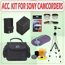 Deluxe Accessory Kit for the Sony Handycam Camcorder DCR-DVD108, DCR-DVD308/ DCR-DVD408/ DCR-DVD508/ DCR-DVD608