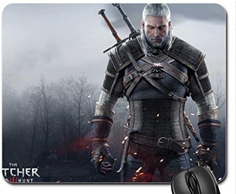 The Witcher 3 : Wild Hunt Mouse Pad, Mousepad (10.2 x 8.3 x 0.12 inches)