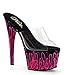 Pleaser Adore-701UVL sexy High Heels Poledance Gogo Sandaletten Transparent Neon Pink 35-42