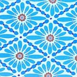Valori Wells Floral Diamond Fabric - Blue