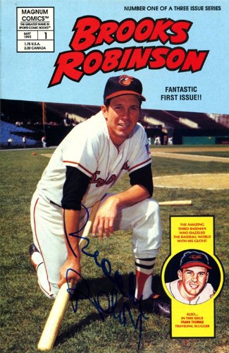 Brooks Robinson Autographed/Hand Signed Comic Book