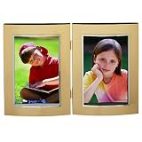 Metro Double Frame - Gold/ Silver (5x7