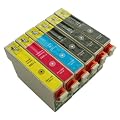 6 TINTEN (3x T1291 1x T1292 1x T1293 1x T1294) KOMPATIBEL TINTEN DRUCKER PATRONE F�R Epson Stylus SX435W SX425W SX420W SX440W SX445W SX525WD SX535WD Office BX320FW B42WD BX305F BX305FW BX535WD BX625FWD BX630FWD BX635FWD SX620FW - Mit Chip