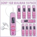 Sony NWZ-B133FPNK 1GB Walkman&reg; MP3 Player 10-Pack