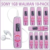 Sony NWZ B133FPNK 1GB Walkman MP3 Player 10 Pack