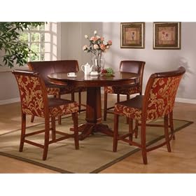 Carbondale Counter Height Table Set Barstool and Bench (Platinum Service Shipping) by APA