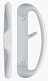 Zinc Die-Cast Sliding Glass Door Handle in White Finish