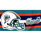 NFL Football Miami Dolphins Beach Towel = Can Be Used for Bath