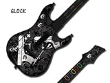Protective skins for Guitar Hero 4 World Tour Guitar, fits Nintendo Wii - GLOCK BLACK