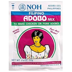 NOH Filipino Adobo, 1 1/8 -Ounce Packet, (Pack of 12)