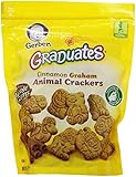 Gerber Graduates Animal Crackers Pouch, Cinnamon Graham, 6 Ounce (Pack of 4)