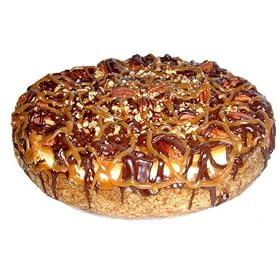 Sugar Free, Gluten Free, Flour Free Chocolate Pecan Turtle Cheesecake