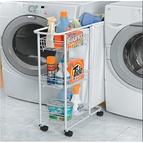 <b>3 - Tier Laundry Cart w/ Removable Bag</b>
