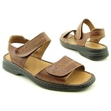 JOSEF SEIBEL Adelle Sandals Shoes Brown Womens SZ
