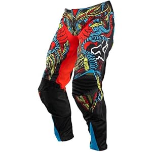 Fox Racing Platinum Anti Scene Men's Dirt Bike Motorcycle Pants - Color: Electric Blue, Size: 38