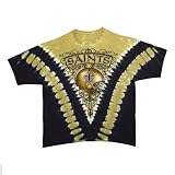 New Orleans Saints Logo V Tie Dye T-shirt