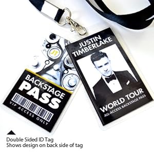 Justin Timberlake Fan Collection (Backstage Pass Lanyard): Amazon.co.uk