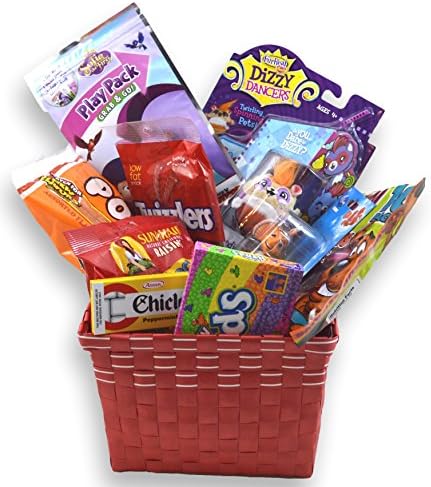 Navamark Special Deliveries Gift Basket for Girls: Play and Snack Pack for Girls