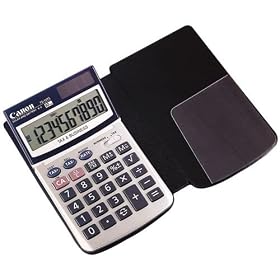Click here to buy Canon 10 Digit Calculator With Case by Canon.