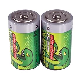 VENOM VEN-1593 Eco-Friendly D Alkaline Battery (2 Pack)