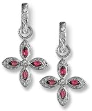 Marquise Flower Diamond Pave Charms