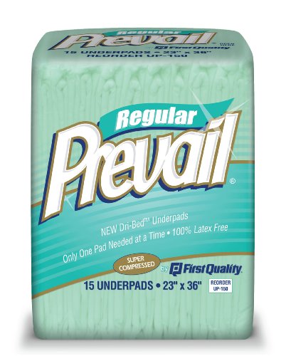 Prevail Fluff Underpad - 15 Underpads (Pack of 10)