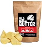 Raw Organic Cocoa Butter, Wild Cocoa Butter is Unrefined, Non-Deodorized, Food Grade and Fresh From The Dominican Republic