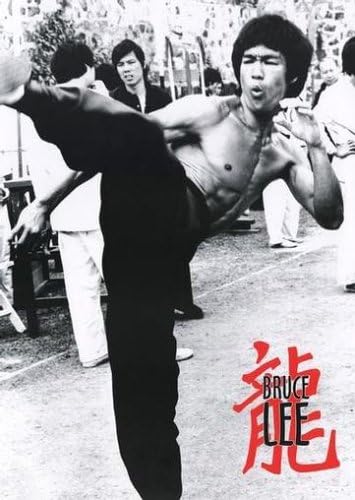 Bruce Lee (High Kick, Huge) Movie Poster Print - 24" X 36"