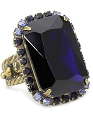 Sorrelli "Blue Jean Dream" large Dark Indigo Swarovski crystal on an Adjustable Band