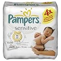 Pampers Feuchte T&uuml;cher Sensitive Vorteilspack, 224 T&uuml;cher