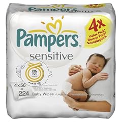 Pampers Feuchte T�cher Sensitive Vorteilspack, 224 T�cher