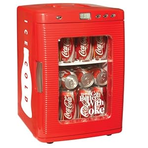 Koolatron KWC-25 Coca-Cola 28-Can-Capacity Portable Fridge with LED Display
